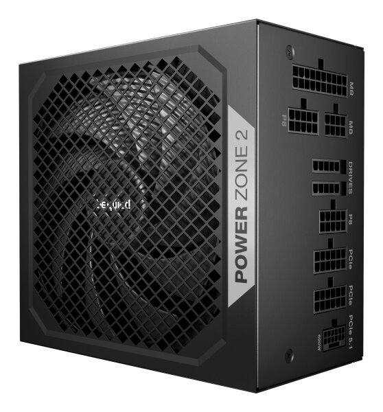 1000 Watt be quiet! Power Zone 2 ATX 3.1 vollmodular 1000W Netzteil 80 PLUS Platinum schwarz