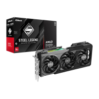 AsRock Radeon RX 9070 XT Steel Legend Dark AMD 16GB GDDR6...