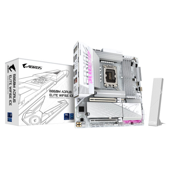 GIGABYTE B860M AORUS ELITE WIFI6E ICE D5 mATX
