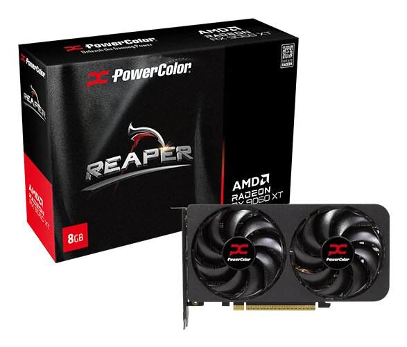 8GB PowerColor RX9060XT 8G-A Reaper AMD Radeon RX 9060 XT GDDR6