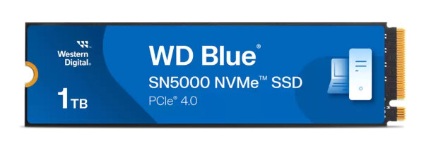 1TB Western Digital WD Blue SN5000 M.2 2280 PCIe 4.0 x4 SSD NVMe