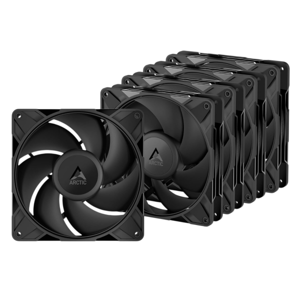 Arctic P14 Pro PST 140mm 5er Pack Lüfterset PWM Gehäuselüfter 5 Stück schwarz