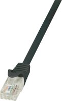 LogiLink 3m Cat.6 U/UTP RJ45 Netzwerkkabel Schwarz Cat6...