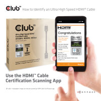 Club3D HDMI-Kabel A -> A 2.1 Ultra High Speed 10K HDR 2m retail