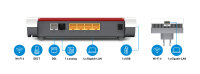 Mesh Set 7530 AX + 1200 AX Dual-Band (2,4 GHz/5 GHz) Wi-Fi 6 (802.11ax) Rot, Weiß 4 3G Intern