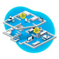 Mesh Set 7530 AX + 1200 AX Dual-Band (2,4 GHz/5 GHz) Wi-Fi 6 (802.11ax) Rot, Weiß 4 3G Intern