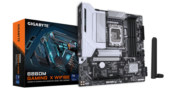 Gigabyte B860M GAMING X WIFI6E    Intel mATX micro ATX B860 LGA Sockel 1851 Mainboard