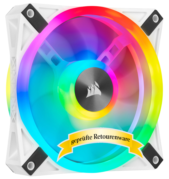 Corsair iCUE QL120 RGB PWM White 120mm Sonderware