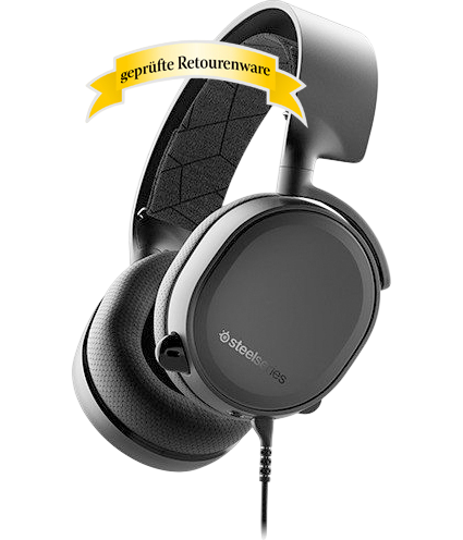 SteelSeries Arctis 3 Kopfhörer (Over-Ear)+Mikrofon 2019 Edition schwarz Sonderware