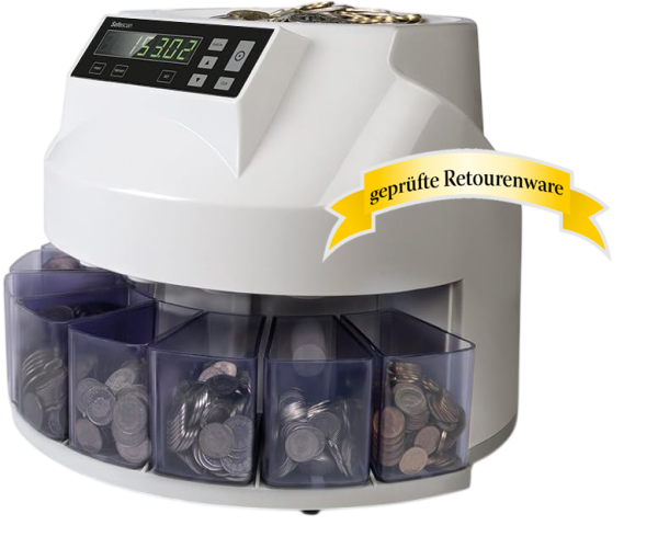 Safescan 1250 CHF Münzzähler Netzbetrieb - nur für die Schweiz! Sonderware
