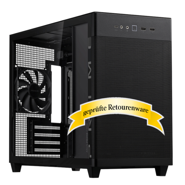 ASUS Prime AP201 TG Black Mini Tower Sonderware