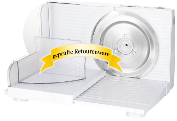 Emerio MS-125000 Allesschneider Edelstahlmesser 100 Watt weiß Sonderware