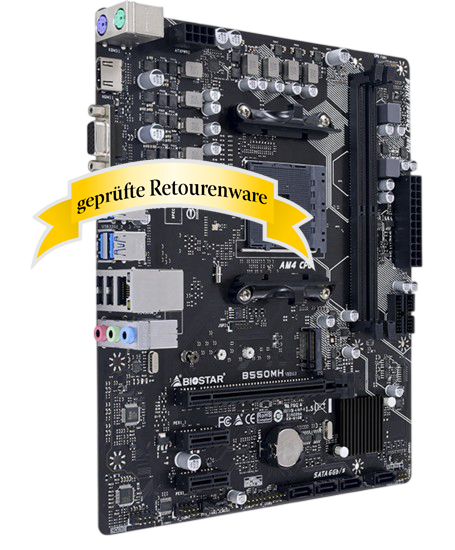 Biostar B550MH  AMD B550 AM4 2xDDR4 GLAN HDMI mATX Mainboard Sonderware