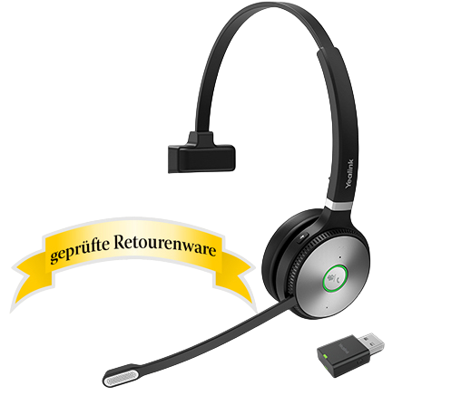 Yealink WH62 Mono Portable UC DECT Telefon Headset Sonderware
