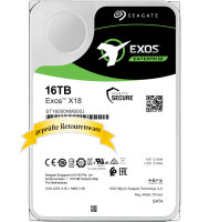 16TB Seagate Exos X18 3.5"SATA SONDERWARE