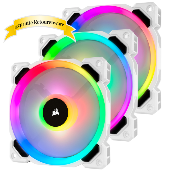 Corsair LL Series LL120 RGB 120mm 3er Pack Lüfter Set white Sonderware