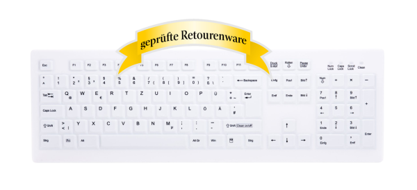 Cherry Active Key desinfizierbar QWERTZ weiß Sonderware