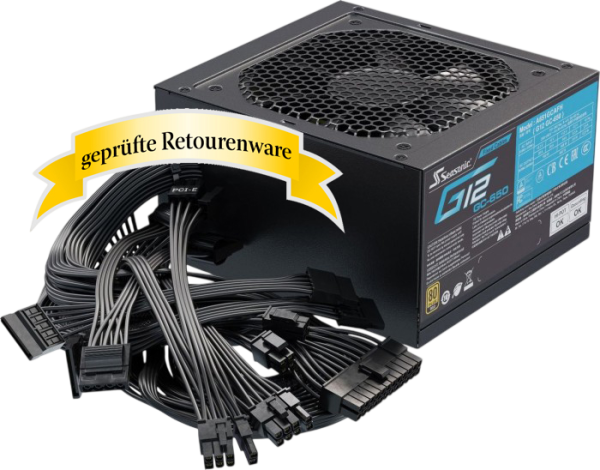 650 Watt SeaSonic G12 GC 650W Netzteil ATX 80 PLUS Gold Sonderware