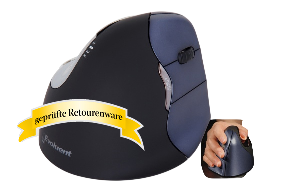 BakkerElkhuizen BNEEVR4W Evoluent 4 Vertical Wireless Mouse Right kabellose Vertikalmaus Sonderware