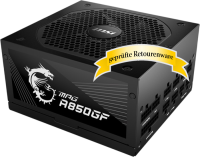 850 Watt MSI MPG A850GF ATX 2.4 vollmodular 850W Netzteil...