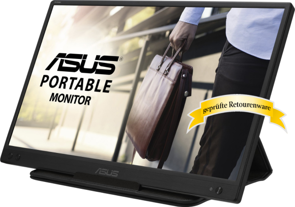 39.6cm (15.6") ASUS ZenScreen MB166C Portable Monitor IPS Full-HD USB-C mit DisplayPort Sonderware