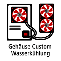 PC-System mit Custom-Wasserkühlung –...