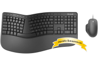 Microsoft Ergonomic Desktop QWERTZ Tastatur+Maus 1000dpi...