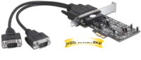 DeLOCK 89320 PCIe x1 Karte 2xseriell Controller Sonderware