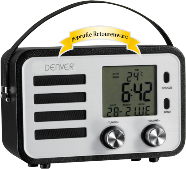 Denver TR-53BLACK Tragbares UKW Radio schwarz Sonderware