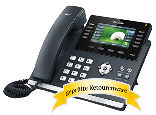Yealink SIP-T46G SIP-IP-Telefon PoE Business ohne Netzteil Sonderware