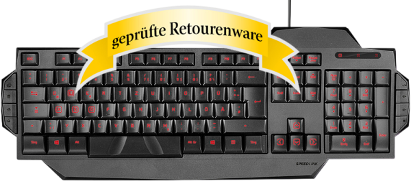 Speed-Link RAPAX Gaming Keyboard USB Sonderware