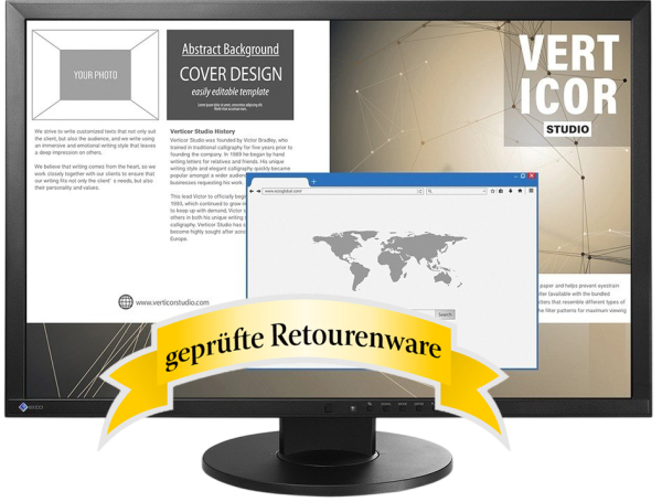 61.2cm (24.1") EIZO FlexScan EV2430-BK IPS WUXGA Pivot Blaulichtfilter Sonderware