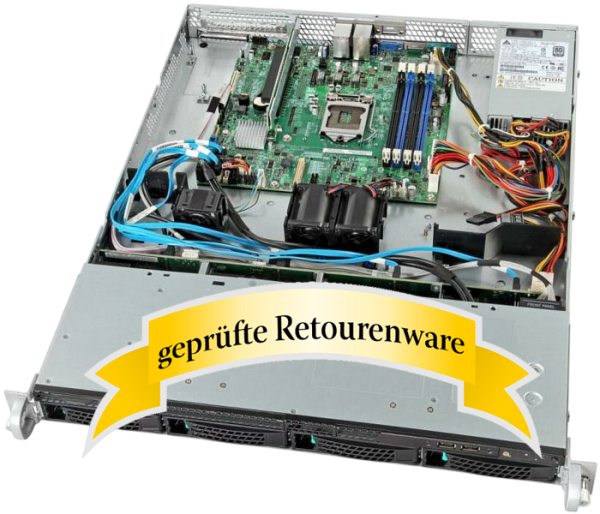 Intel® R1208RPMSHOR Server System | Micro-ATX | 1U Rack | LGA 1150 | 4x DDR3 | 450W | 8x 2.5"SAS/SATA | Sonderware