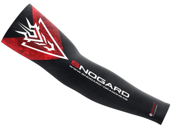 SNOGARD Dragons Gaming V2 Armsleeve Größe S schwarz/rot