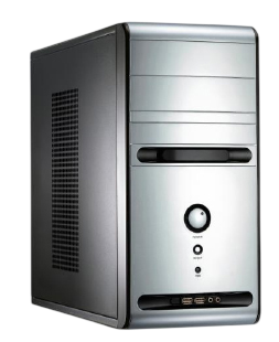 Compucase 6K28BS Mini-Tower + 300W Netzteil silber