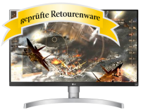 68.6cm (27") LG 27UK650-W 4K UHD HDR Monitor AMD...