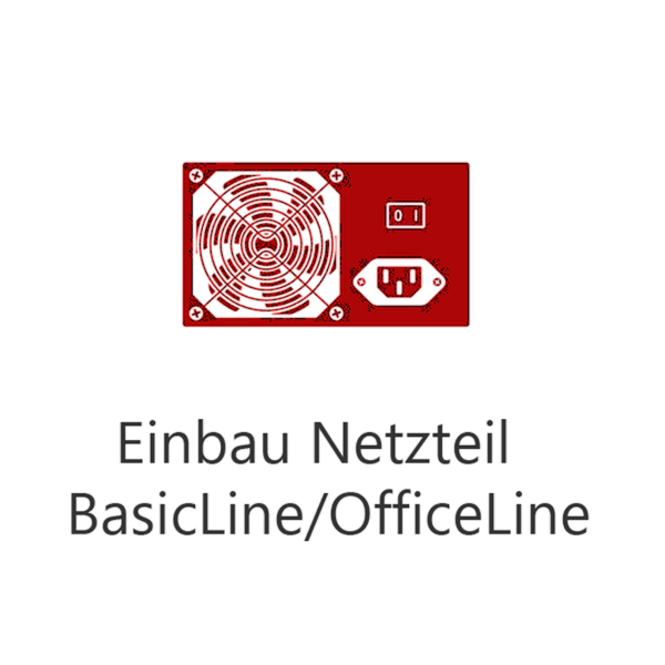 Service Hardware Einbau Netzteil BasicLine / OfficeLine PC