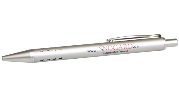 SNOGARD® Kugelschreiber Druckmechanik Metall silber