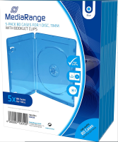 MediaRange Blu-ray Cases 5er