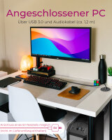 Hub  3-Port IcyBox USB 3.0 IB-Hub1404A Tisch-Hub mit Audio retail