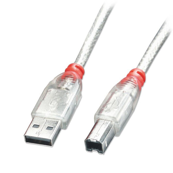 Lindy USB 2.0 Kabel Typ A/B 1m