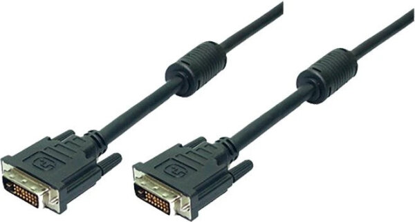 Logilink DVI-Kabel DVI(24+1) -> DVI(24+1) St/St  2.00m bk