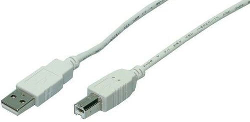 Logilink USB Kabel A -> mini B St/St 5.00m grau