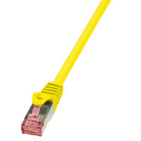 LogiLink CAT6 S/FTP Patchkabel   AWG27 PIMF  gelb 1,00m