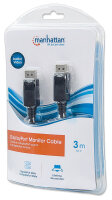 Manhattan DisplayPort Kabel 3m