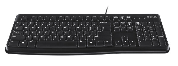 LGN Logitech K120 Wired Keyboard Black US Layout
