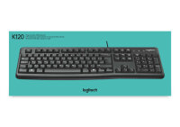 LGN Logitech K120 Wired Keyboard Black US Layout