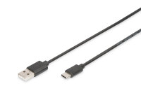 Digitus USB-C Anschlusskabel, USB-A - USB-C