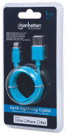 Manhattan Lightning/USB-A 1m