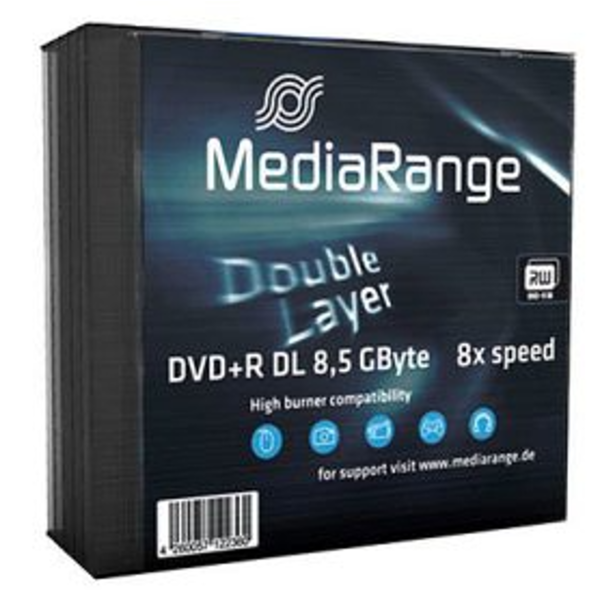 MediaRange DVD+R DL 5 Stück